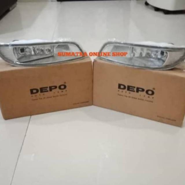 Fog Lamp Lampu Kabut Palang Kijang Kapsul 2003 7k Kanan + Kiri Depo Asli