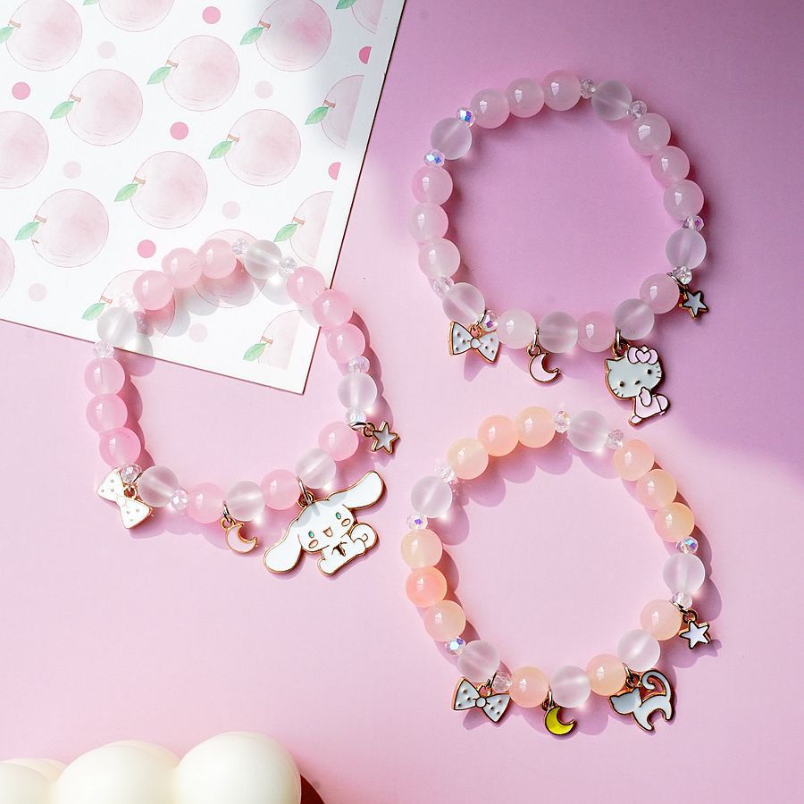 Gelang Kartun Pearl Boba Cinnamoroll model korea terbaru