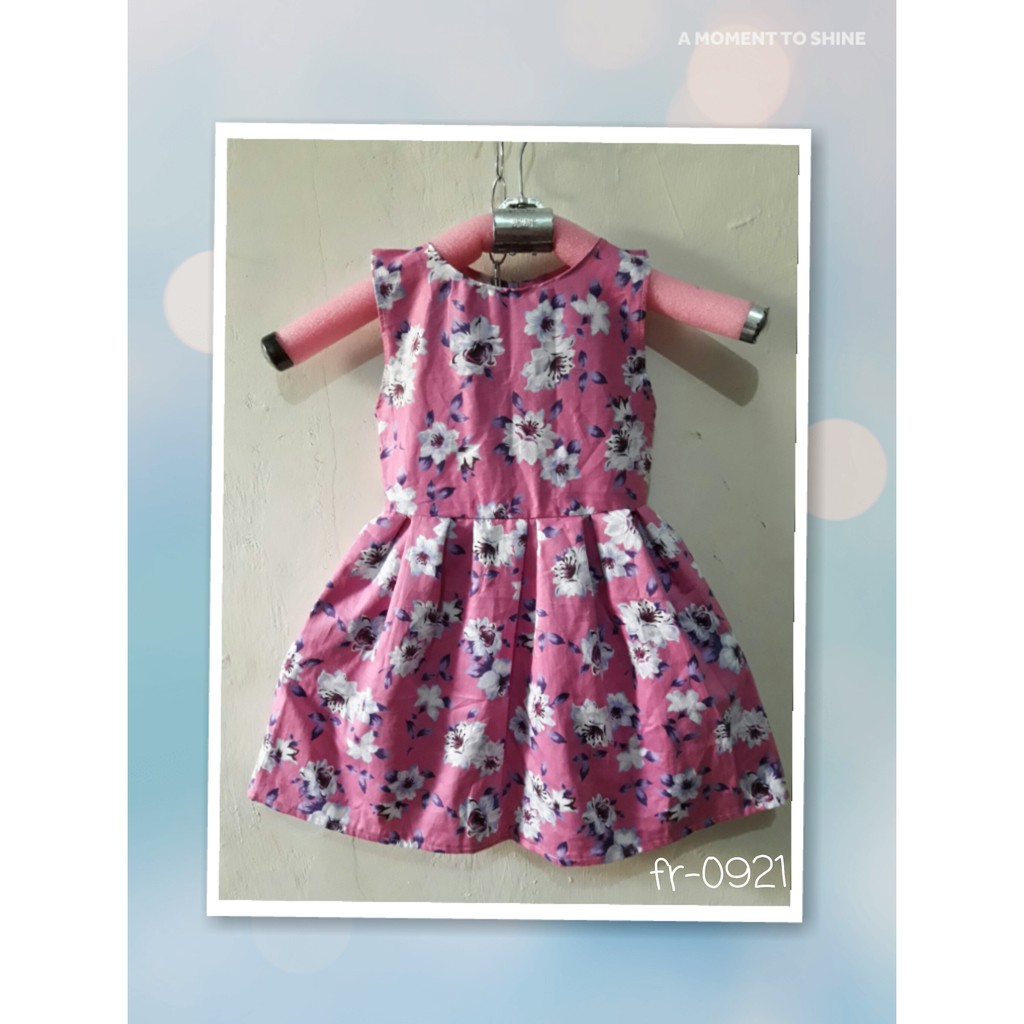 DRESS ANAK FLO-MAGENTA (FR-0921)