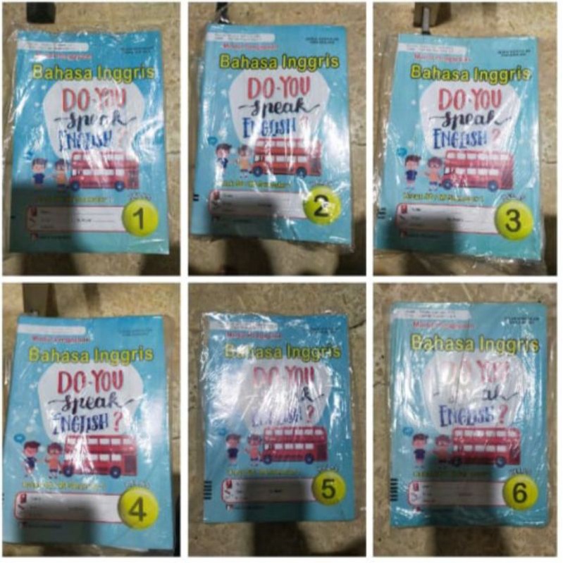 Lks Bahasa inggris kls 1,2,3,4,5 dan 6 SD semester 1 kurtilas