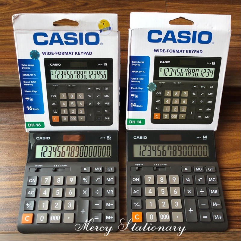 Jual Kalkulator Casio DH-14 dan DH-16 - Calculator Casio 14 Digit dan ...