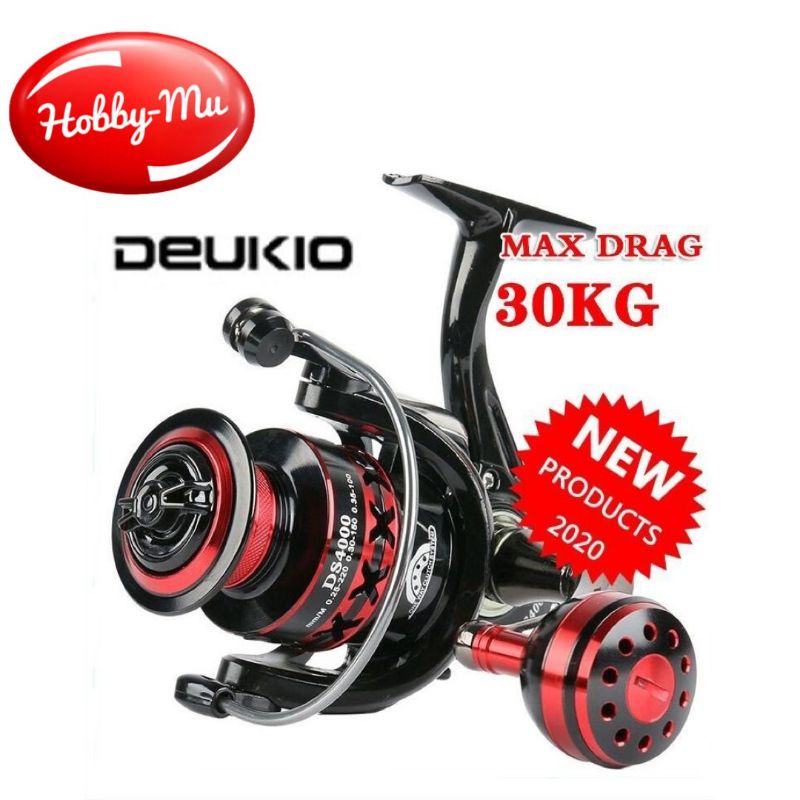 Deukio Max Drag Fishing Reel -  Penggulung Senar Pancing 30 kg