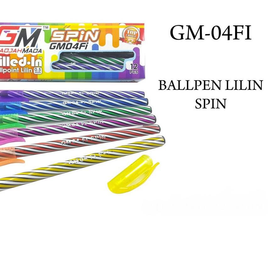 

Flash Sale!! KODE-491 GM-04FI Pulpen Lilin Spin 12pcs