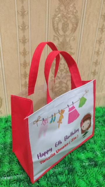 Snack ultah / Bingkisan ulang tahun / paket tas souvenir anak Termurah Terlaris goodie bag suvenir-3
