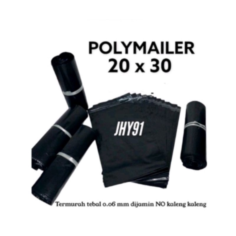

plastik polymailer packing online shop + lem isi 50lembar