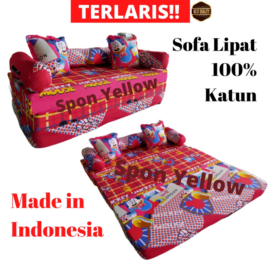  Sofa  Bed  Kursi  Tamu Minimalis Kasur Karakter Sofabed Murah 