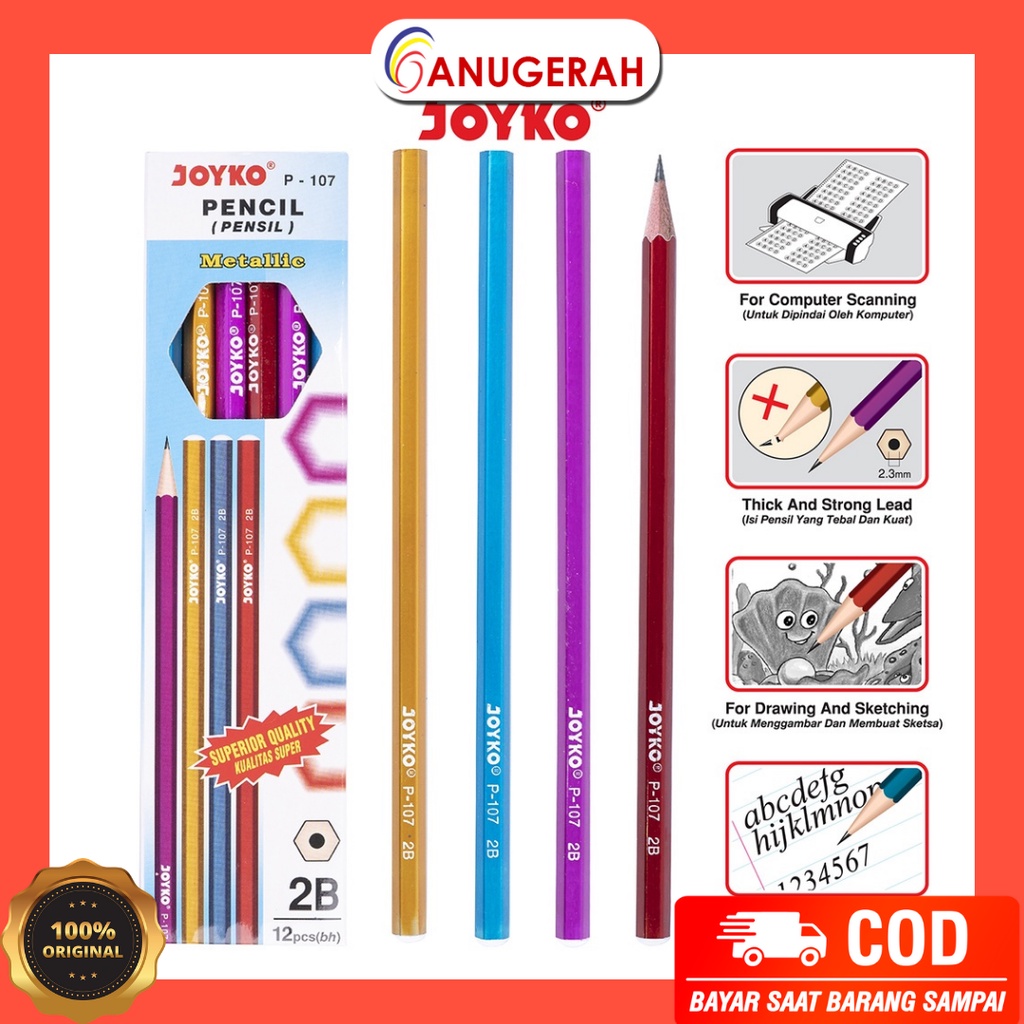 

JOYKO P-107 PENSIL 2B