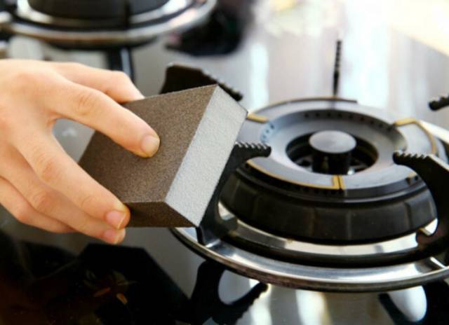 UNNISO - Spons Panci Penghilang Gosong Dan Karat / Spons Wajan Gosong