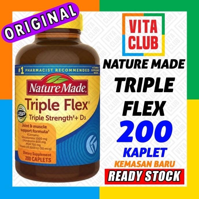 Nature Made Triple Flex - 200 Kaplet Lc