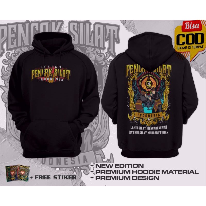 JAKET PENCAK SILAT INDONESIA // HOODIE IPSI // HOODIE SABLON IPSI // JAKET IPSI BORDIR /HOODIE PRIA 