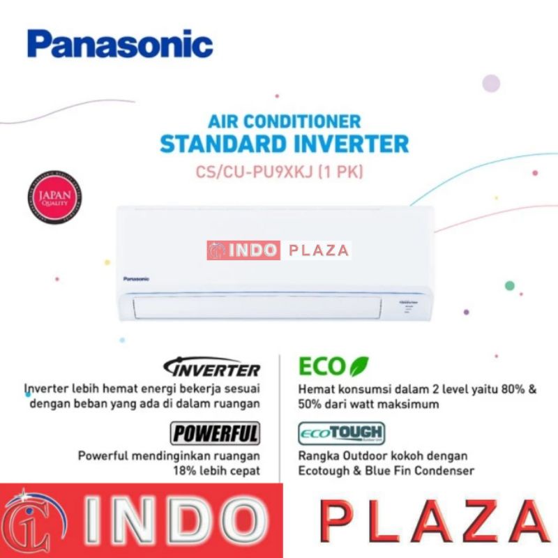 AC PANASONIC INVERTER 1 PK CS/CU-PU9XKJ