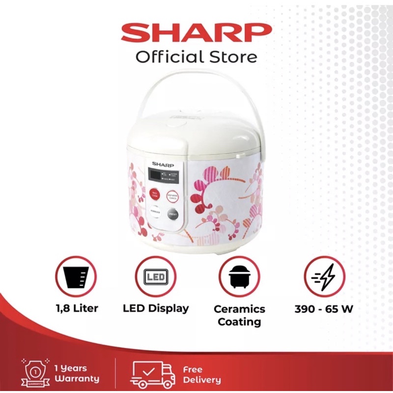 SHARP RICE COOKER DIGITAL 4 FUNGSI TERBARU