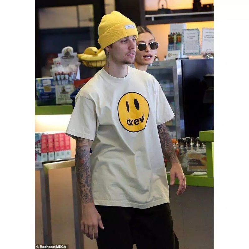 kaos drew justin bieber - kaos artis justin bieber - kaos branded