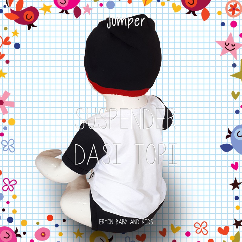 ✔️baju bayi jumper bayi✔️ suspender dasi topi✔️