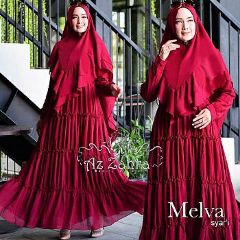 MELVA SYARI SET / IR FASHION / TERMURAH / TERLARIS / COD BAYAR DITEMPAT / FLASH SALE / POPULER / MOD