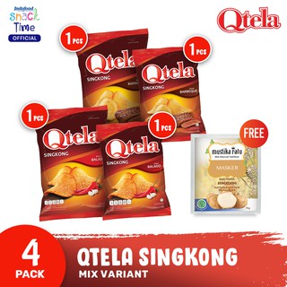 Qtela Keripik Singkong Balado 60 Gr X2 Shopee Indonesia