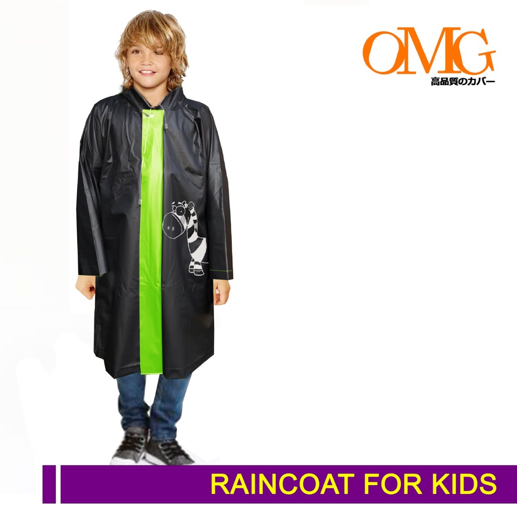 Jas Hujan PONCO BUAT Anak Poncho raincoat kids Children Japan OMG