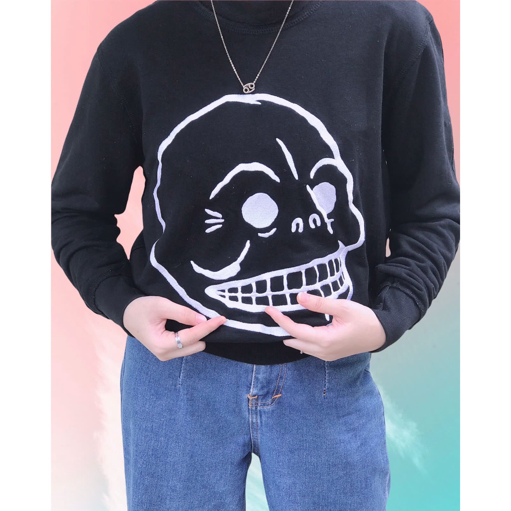Sweatshirt Crewneck Cheap Monday Ori