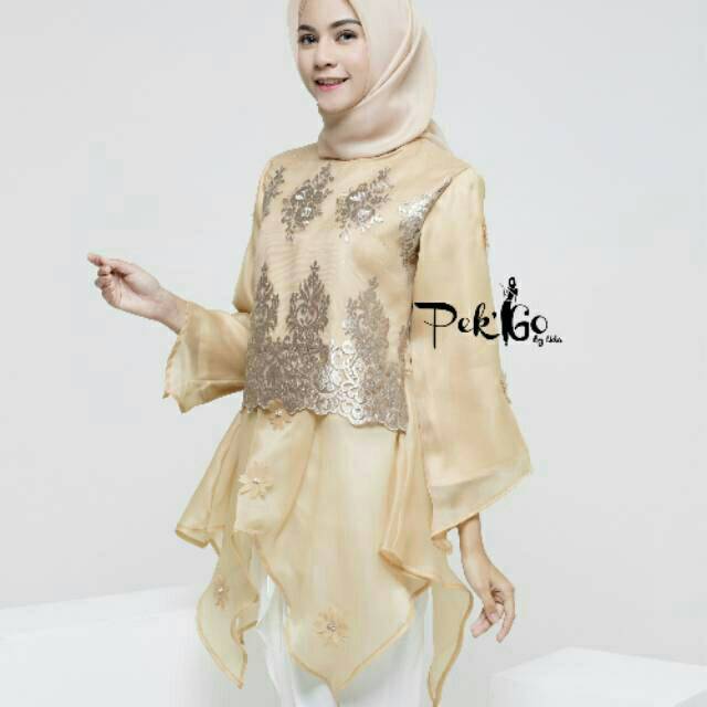 MARWAH BLOUSE GOLD by PekgoApparel