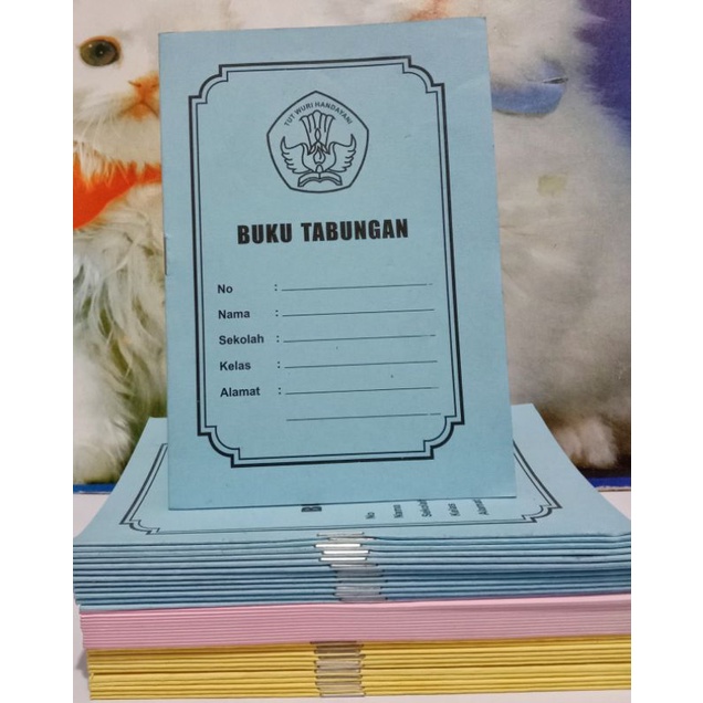 

1 pack isi 50 pics BUKU TABUNGAN KEUANGAN SEKOLAH/SD/MI/TK /PAUD