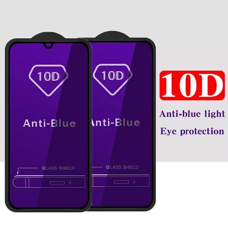 INFINIX HOT 10 10S 10 PLAY HOT 9 PLAY HOT9 Tempered Glass Anti Blue Light Radiasi Full 10D 99D