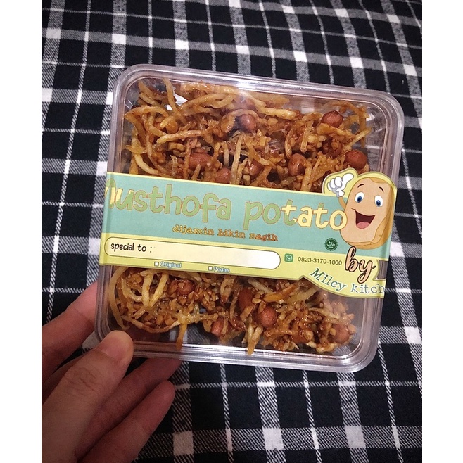 

Kentang Mustofa 200gr / Kentang kering / Mustopa Tempe kacang / Kentang Kering