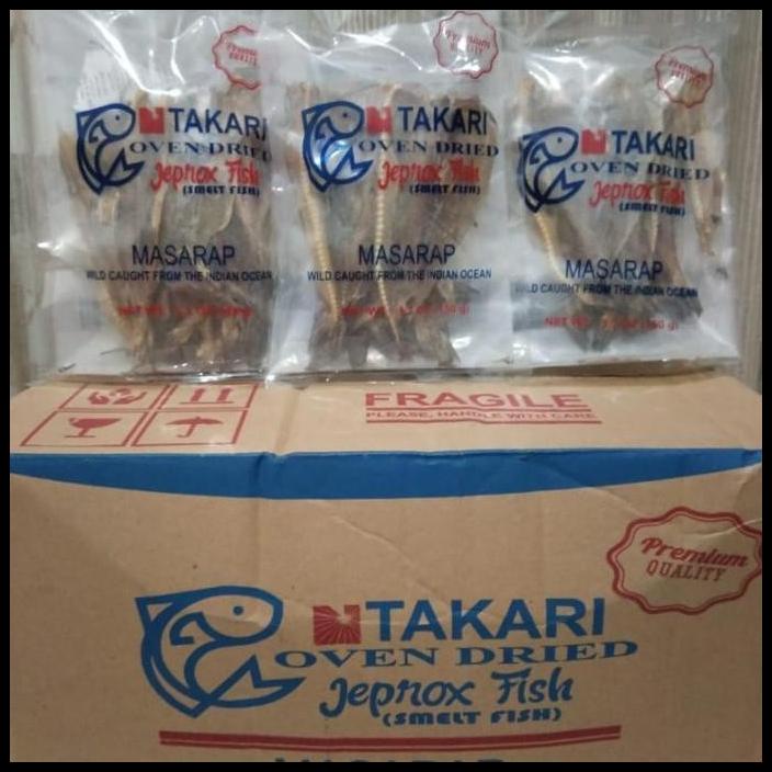 

Promo Ikan Asin Jambrong Takari/Takari Jeprox Fish/Takarai Oven Dried