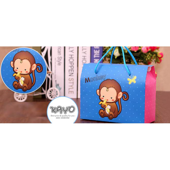 

Kayo B Kantong Monkey , Kantong Kado Hello Kitty, Kantong Karton
