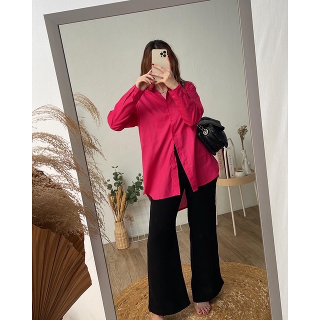 Cundo Longshirt-Fuschia