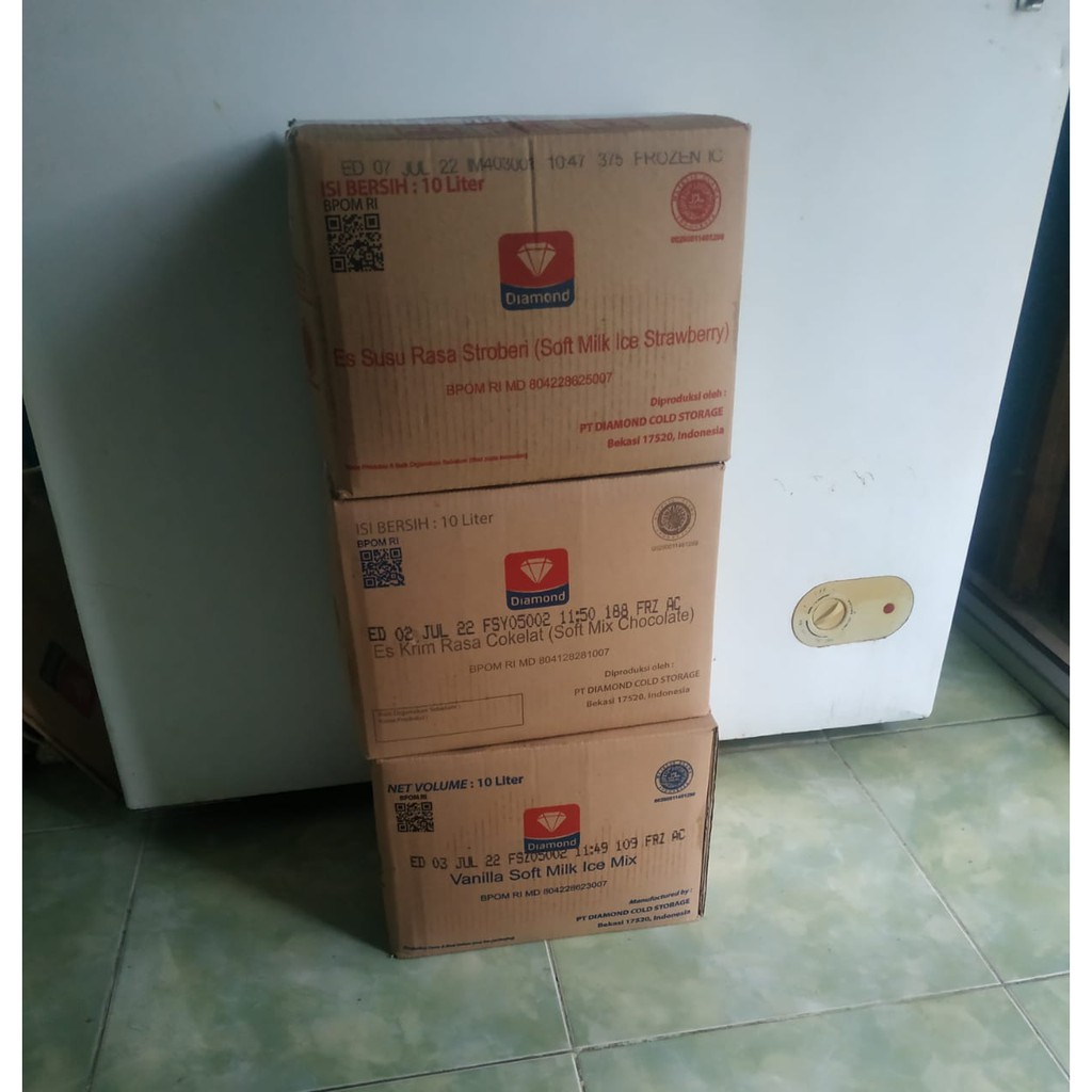 SOFT MIX DIAMOND ICE CREAM 10 LITER