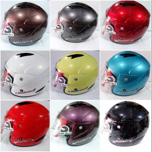 Jual Helm KYT Vision One solid polos SNI DOT Shopee Indonesia