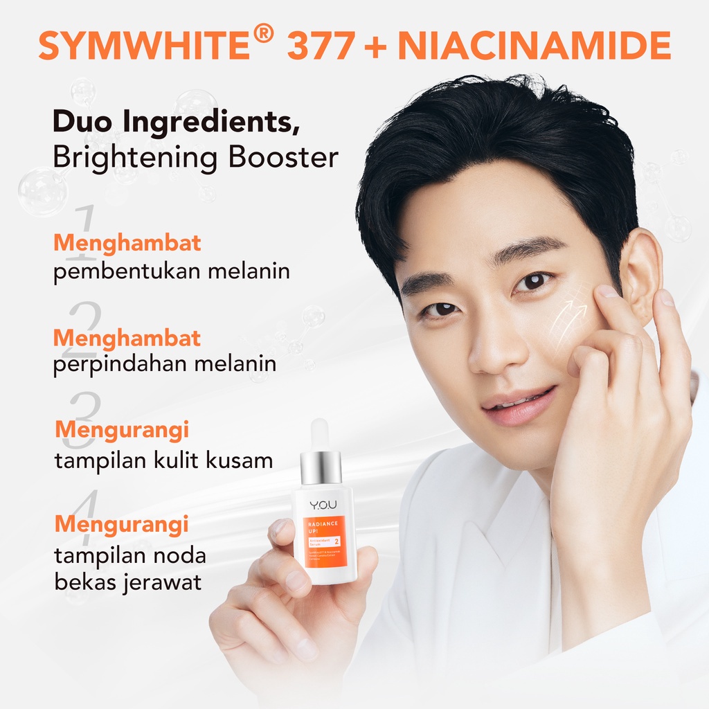 YOU Radiance Up! Brightening Serum with Niacinamide Vitamin C | Atasi Bekas Jerawat