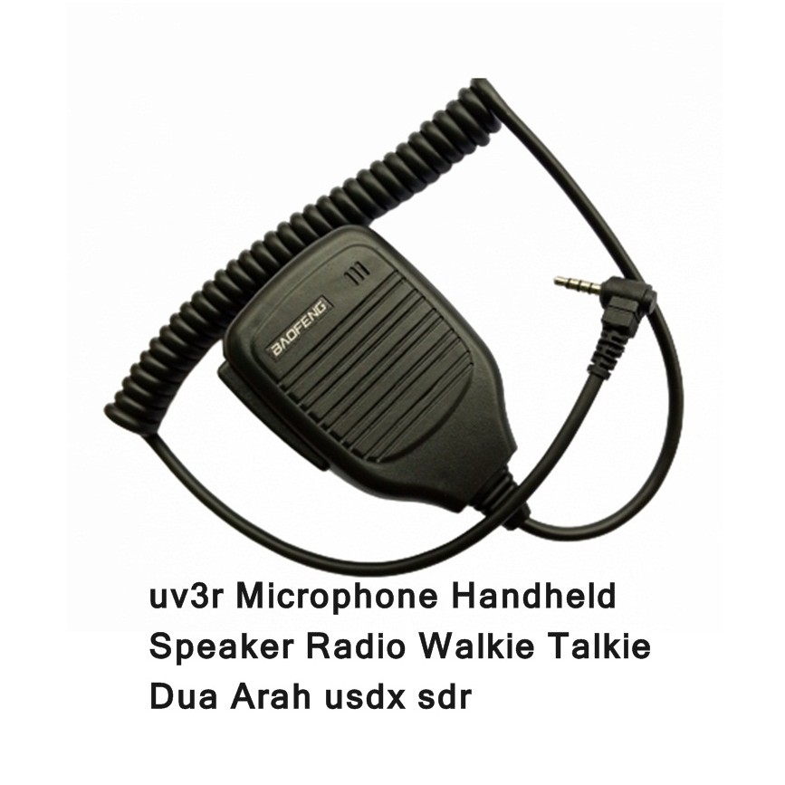 extramic baofeng uv-3r speaker mic uv3r bft1 microphone handmic ptt hand mic