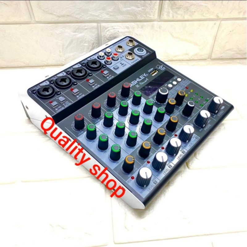 Mixer Ashley M House 4 M-House-4 M House4 4 Channel Original Bluetooth