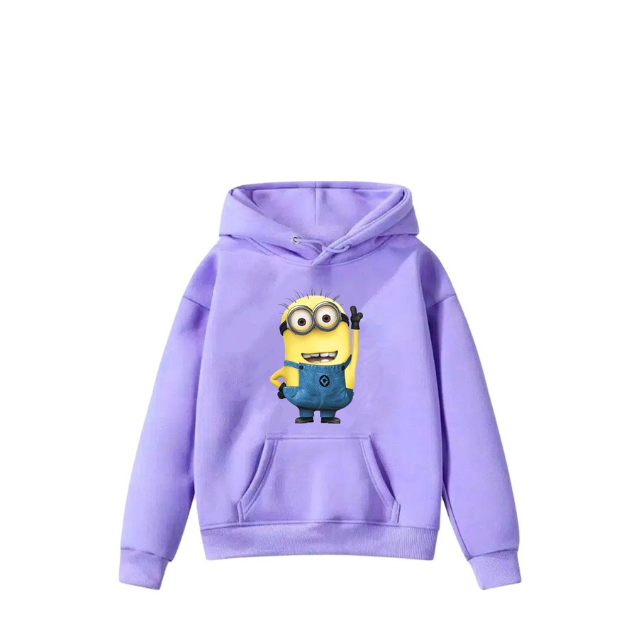 Hoodie Anak MInion Fleece Sweater Anak Murah