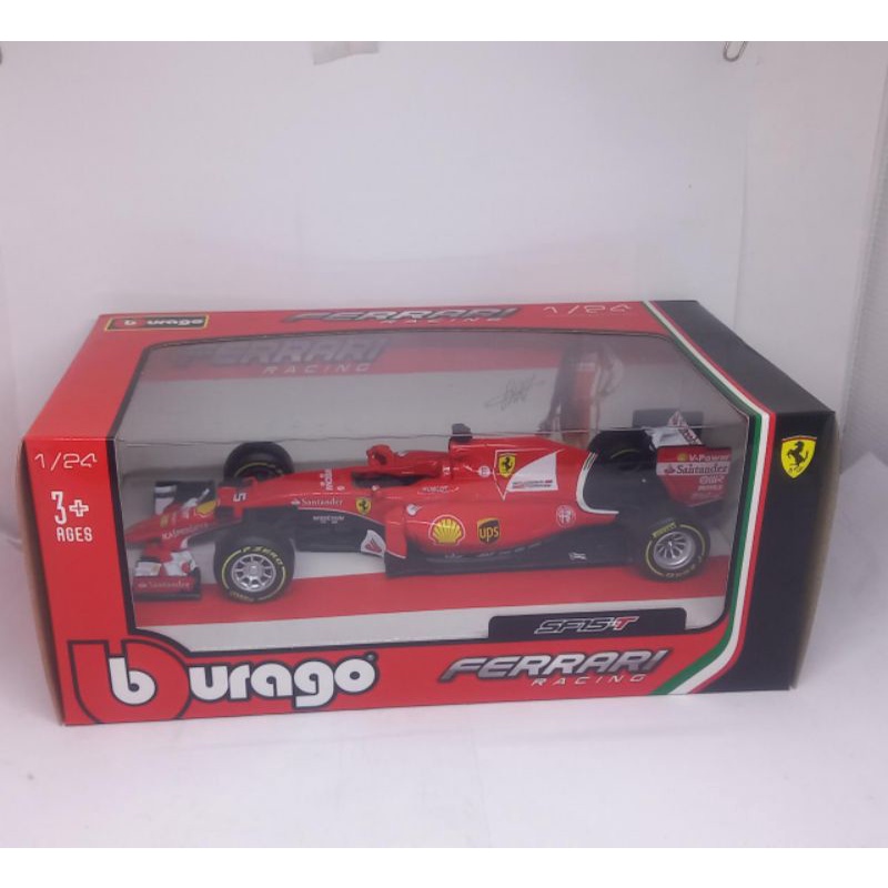 diecast miniatur mobil 1:24 ferrari formula 1 balap sport