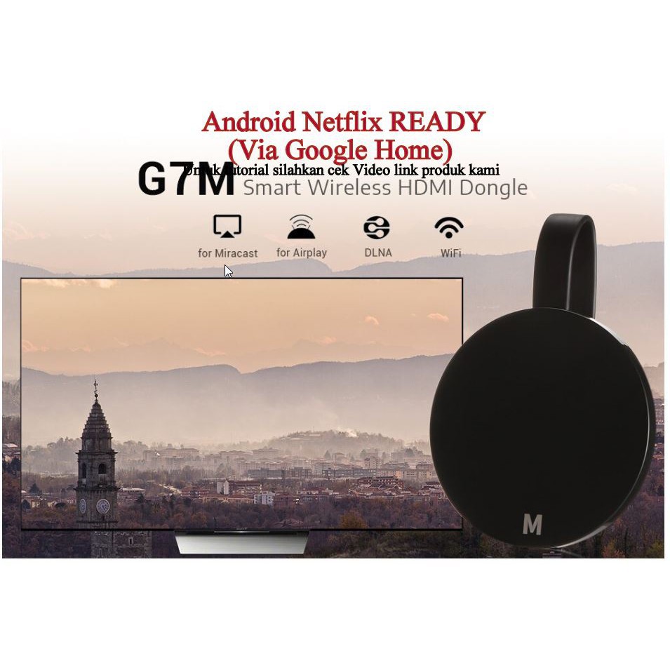 Anycast Dongle HDMI Wireless WiFi Mirascreen Miracast G7M NEW