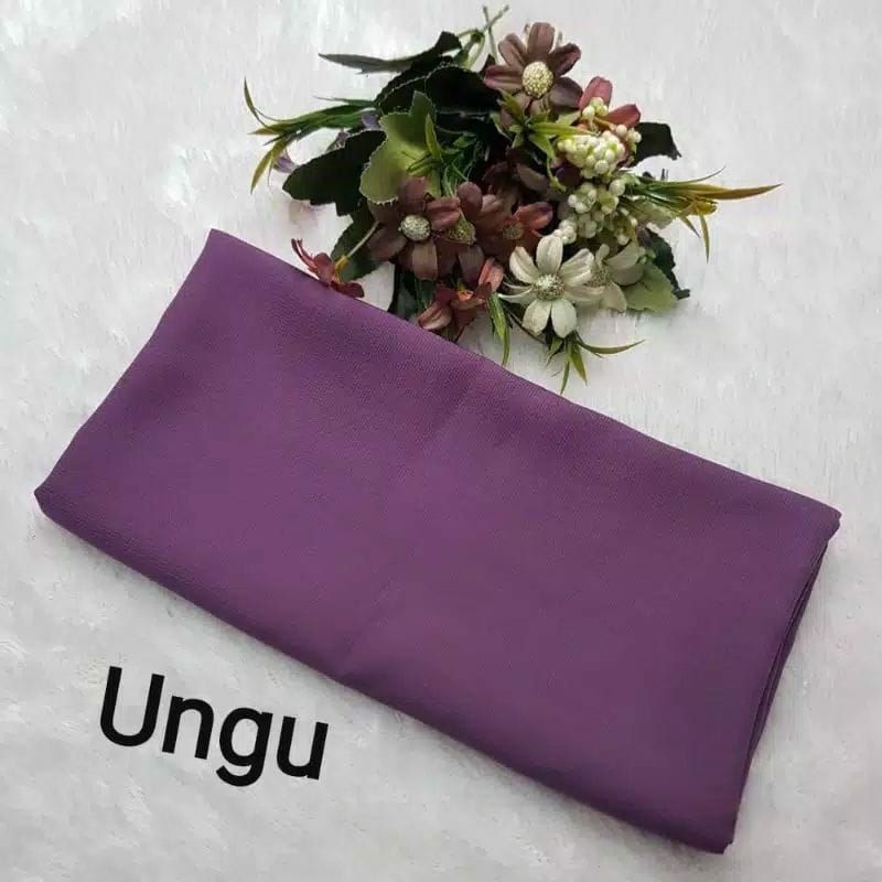 hijab BELLA SQUARE Pollycotton premium-Ungu