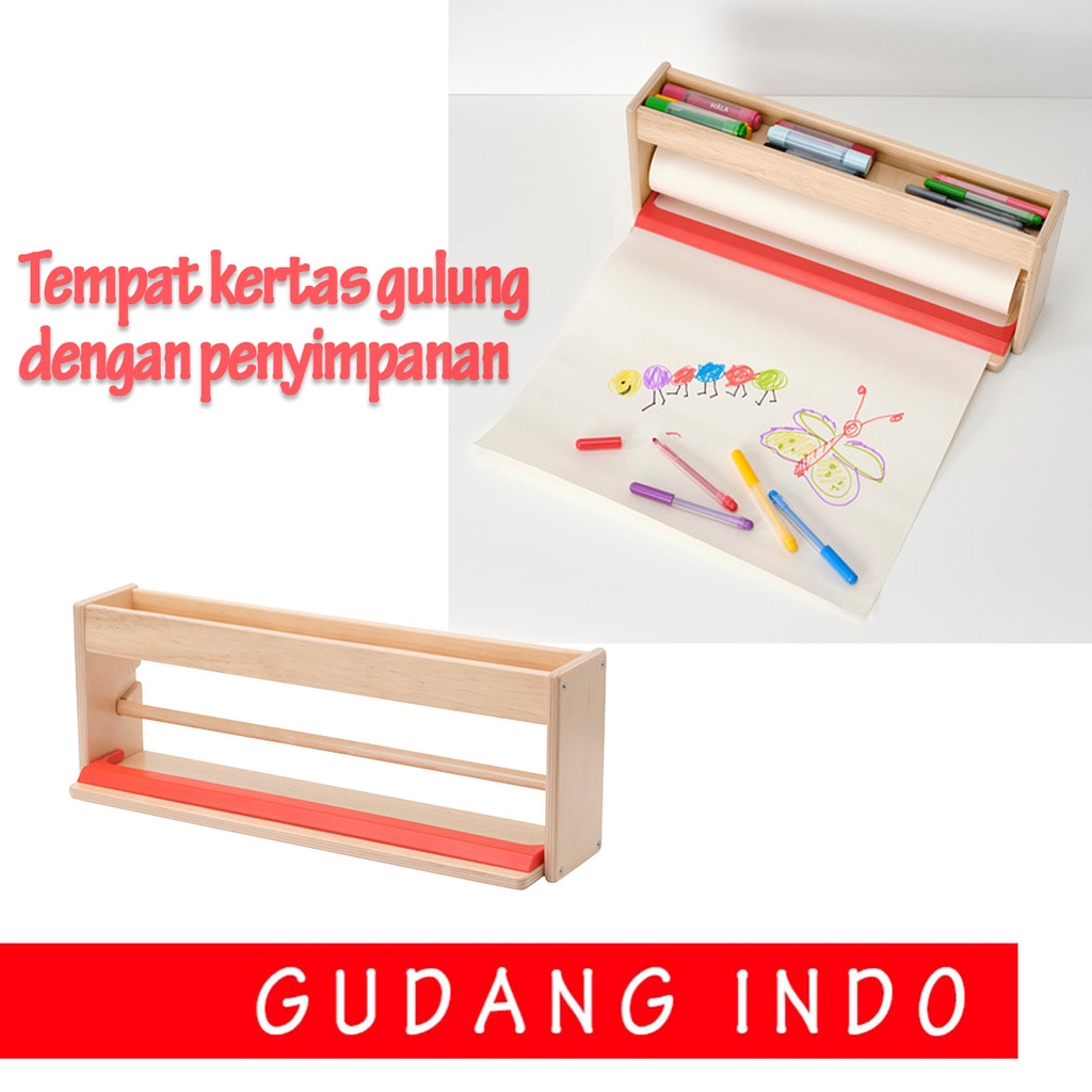 

Tempat kertas gulung dengan rak penyimpanan / Tempat gulungan kertas