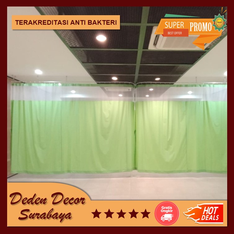 Tirai Anti Bakteri / Gorden Rumah Sakit Medis Anti Bakteri