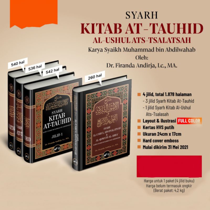 Syarah Kitab At Tauhid Al Ushul Ats Tsalatsah by Dr. Firanda Andirja