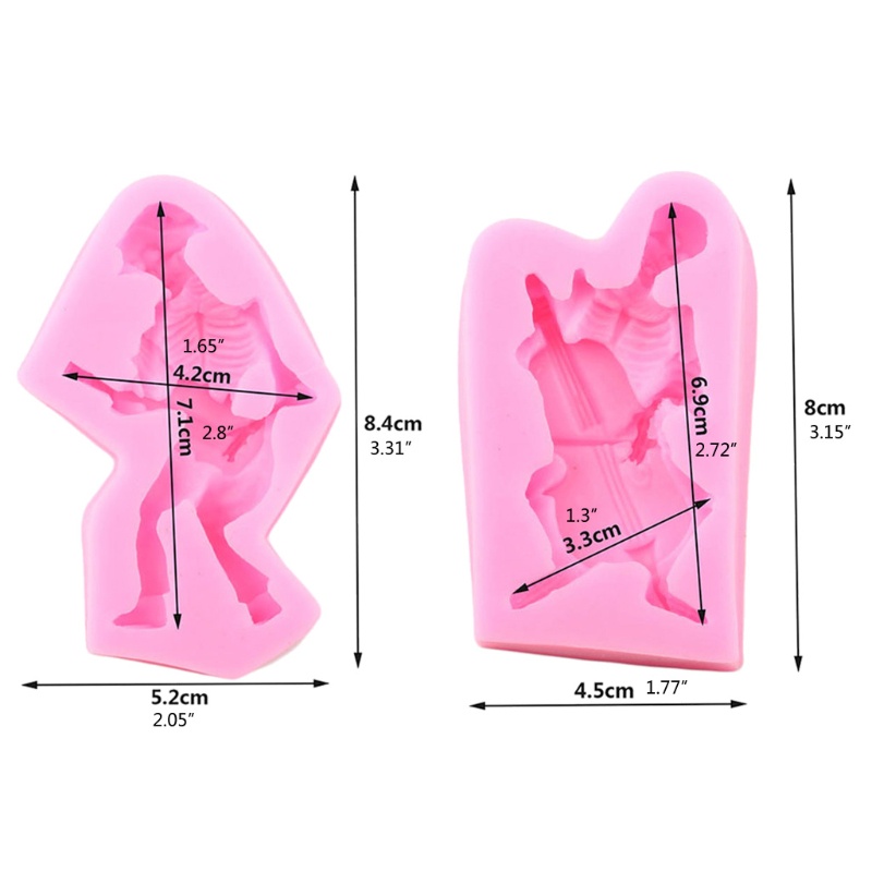 Siy Cetakan Kue Bentuk Tengkorak 3d Bahan Silikon Untuk Dekorasi Halloween