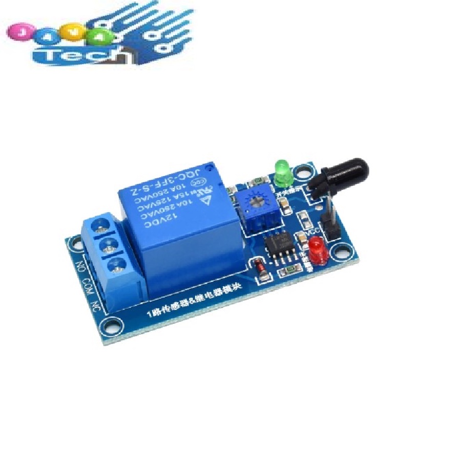 Modul Sensor Pendeteksi Api DC 5V 12V Infrared Flame Sensor