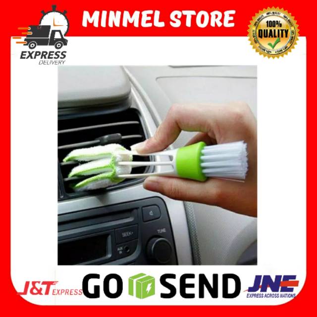 SIKAT PEMBERSIH MICROFIBER INTERIOR MOBIL DUSTER BRUSH AC MOBIL CAR