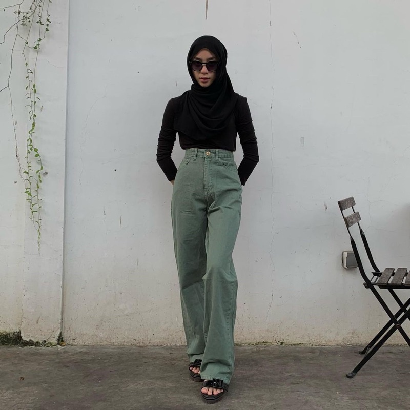 MATCHA LOOSE JEANS 227