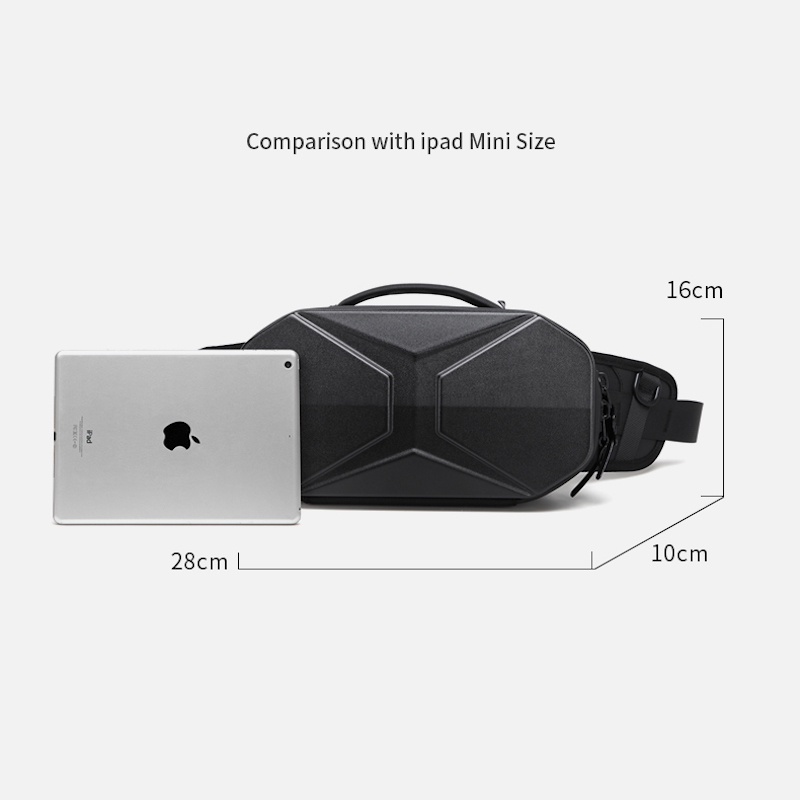 cuci gudang ozuko waistbag #9500 - tas slempang pria