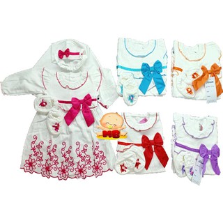 Baju Bayi Perempuan Baru Lahir Newborn Dress Gamis Akikah Baju Bayi Perempuan Baru Lahir Newborn Dress Gamis Akikah