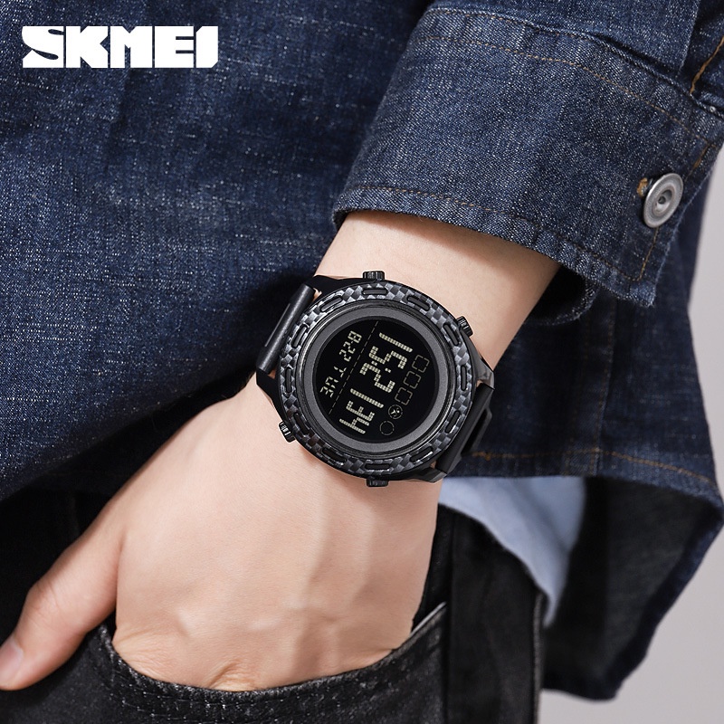 SKMEI 1872 Jam Tangan Pria Digital Chronograph Sport Watch Anti Air Tali Rubber WATCHKITE WKOS