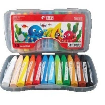 

First Order TITI Crayon / Oil Pastel 12 warna Non Toxid Original