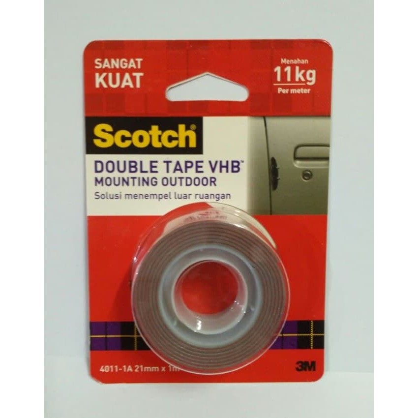 

3M Scotch Double Tape VHB Mounting Outdoor 4011-1A 21 mm x 1 m